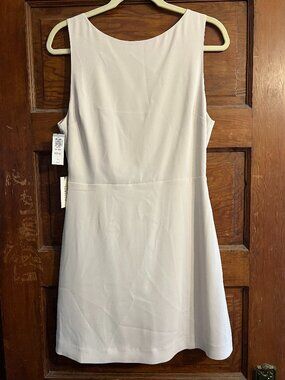 NWT Aritzia Babaton Bond Dress Matte Pearl Size 8